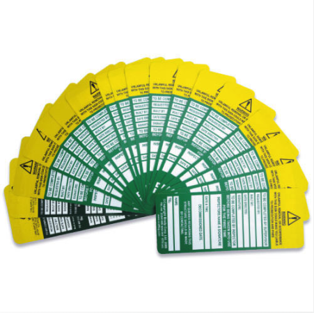 Scaffold Tag - Poly - 20/pack