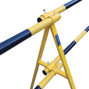 Heavy Duty Barricade Legs - 2-Way Twin-Rail