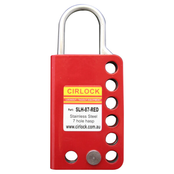 Lockout Hasp Red Tamper Proof