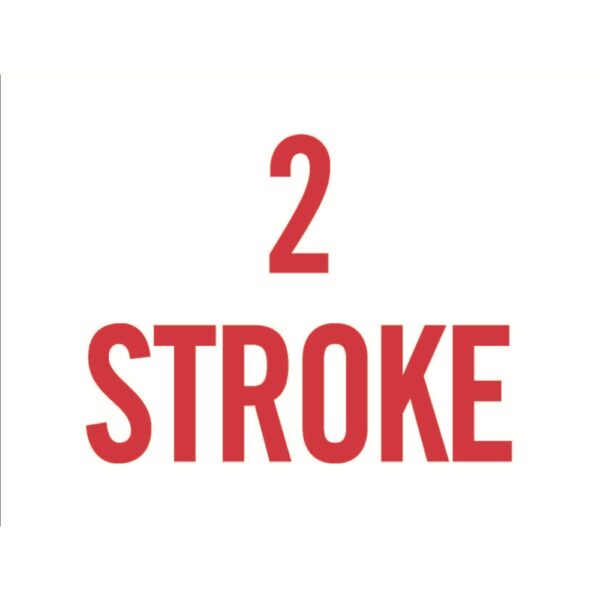 2 Stroke - Safety Sticker - 160 x 120