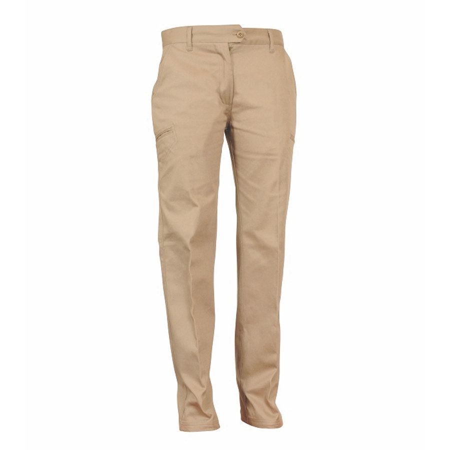 Cotton Drill Trousers - Khaki - Site Ware Direct - Workwear, PPE ...