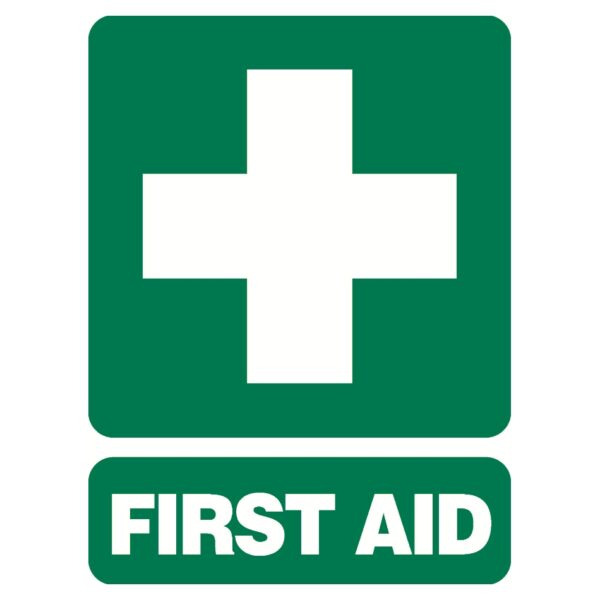 First Aid Sign REFLECTIVE Metal 600 x 450