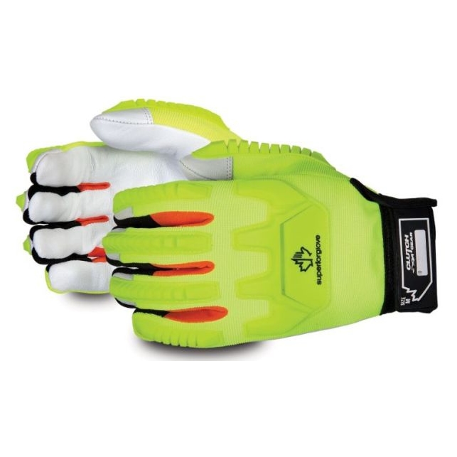 Superior Glove Clutch Gear MXGKGHVB HiVis Cut Resistant Gloves