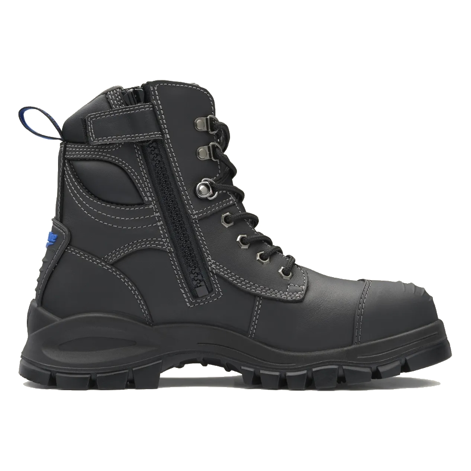 Blundstone 997 Unisex Zip Up Safety Boots Black Site Ware Direct Workwear, PPE & Safety