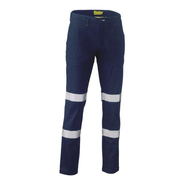 Bisley - Taped Biomotion Stretch Cotton Drill Work Pants - Navy - Site ...