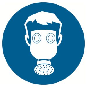 Respirator Decal 200 O.D. 5/Pack