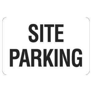 Site Parking Sign - Poly 600 x 450