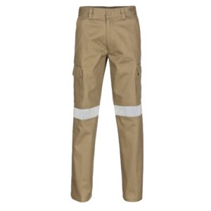 DNC - Taped Cotton Drill Cargo Pants - Khaki
